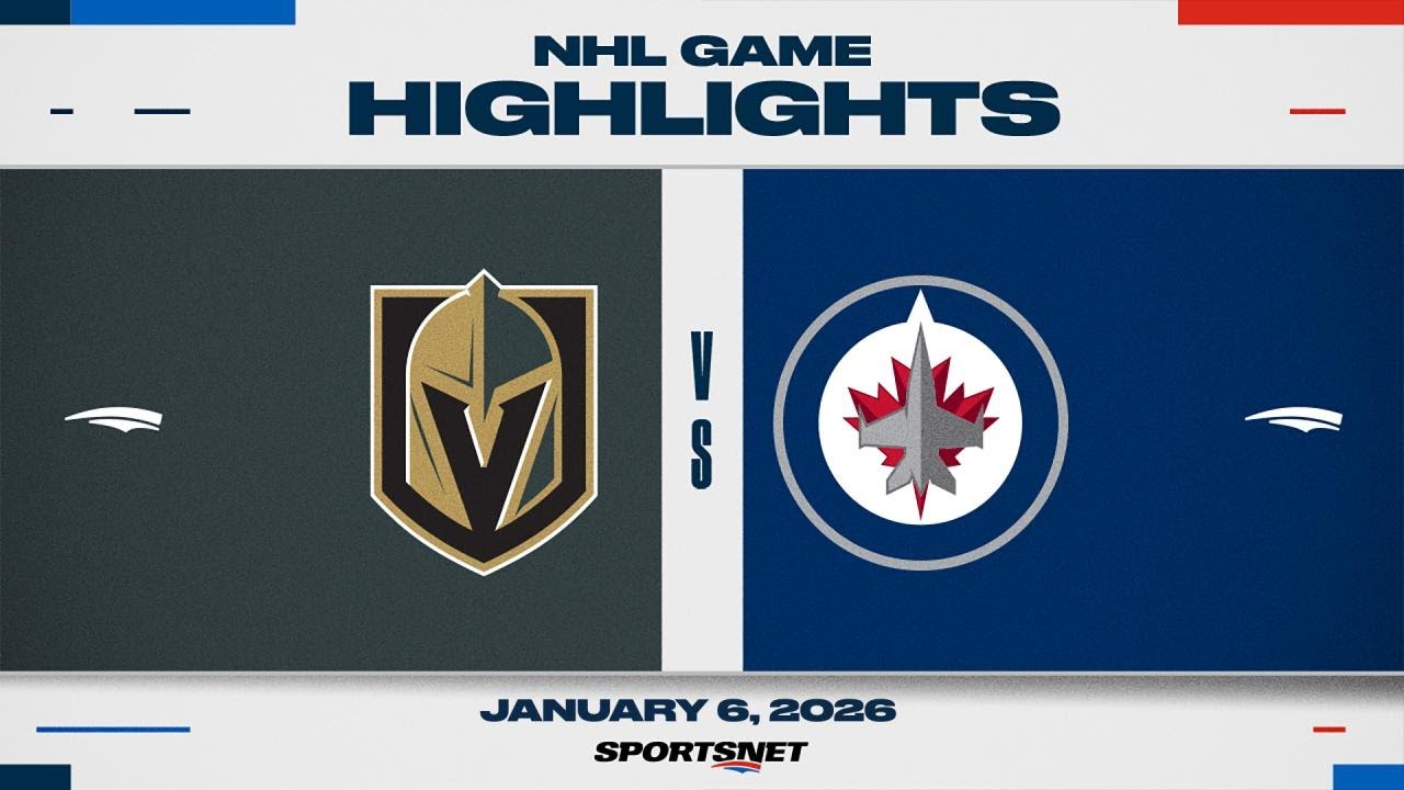 NHL Highlights | Golden Knights vs. Jets - January 6, 2026
