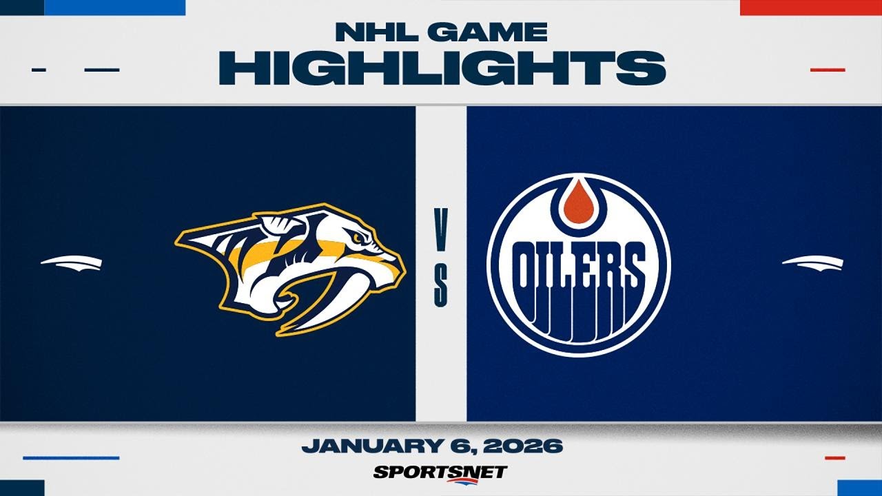 NHL Highlights | Predators vs. Oilers - January 6, 2026