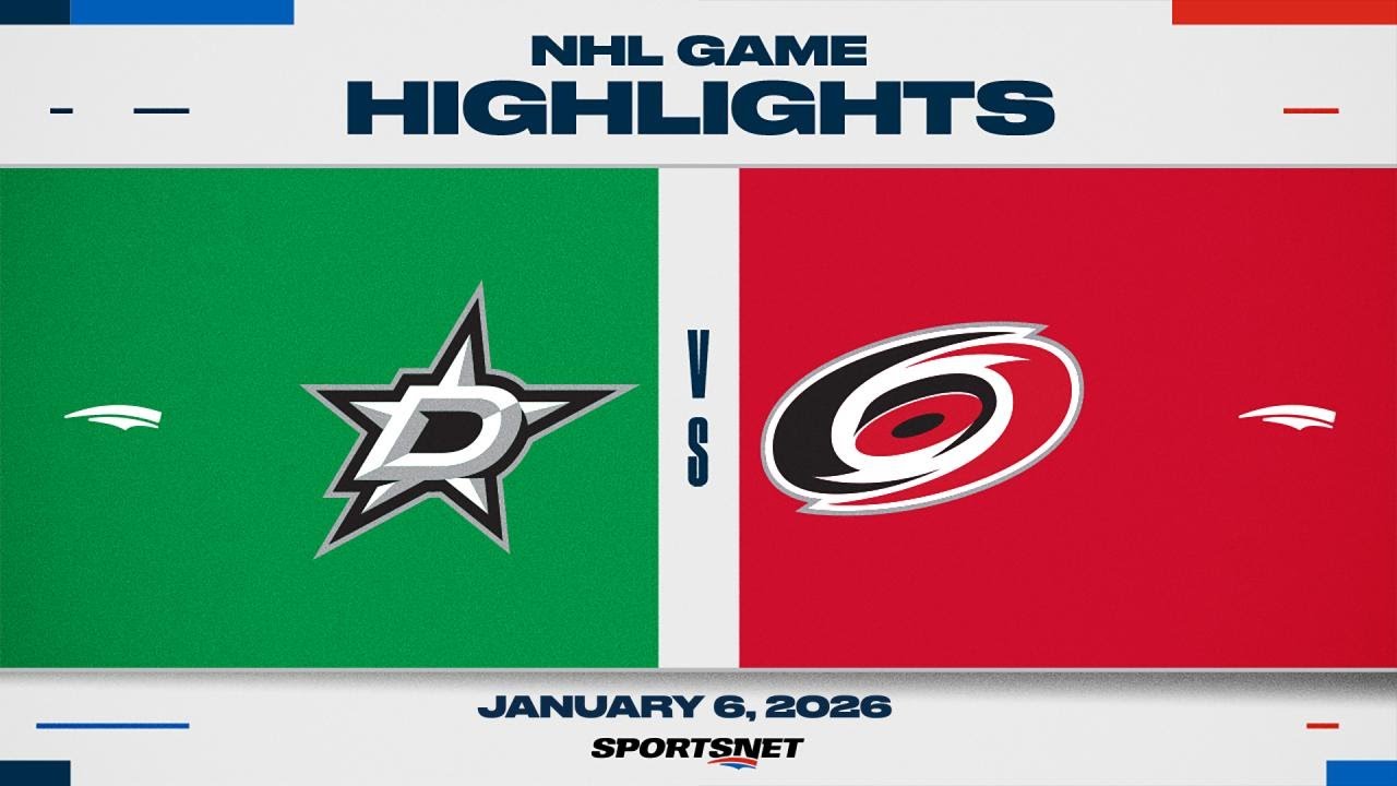 NHL Highlights | Stars vs. Hurricanes - January 6, 2025