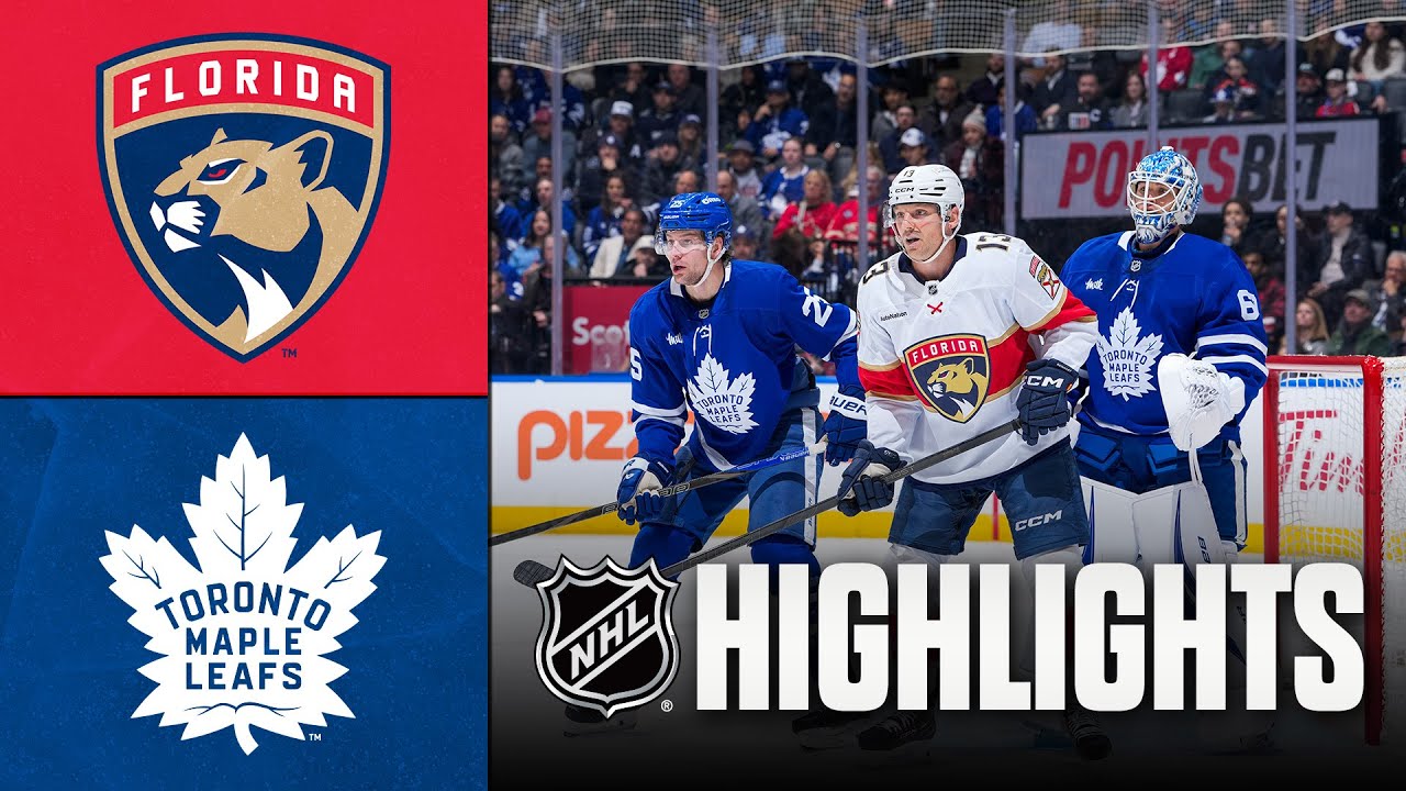 Panthers vs. Maple Leafs | NHL Highlights | January 06, 2026