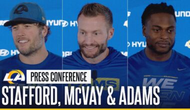 Matthew Stafford & Sean McVay On Short Week Prep; Davante Adams Talks Return Ahead Of The Playoffs