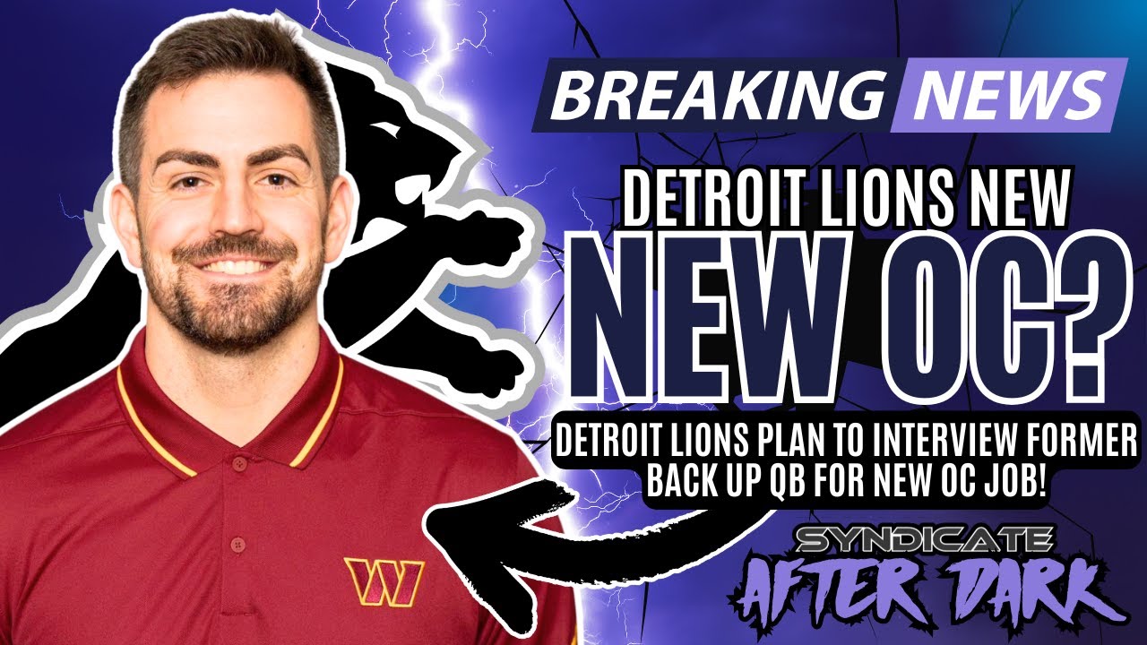 BREAKING NEWS: Detroit Lions To Interview Former QB David Blough For New OC?