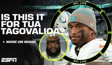 Swagu says ‘IT’S OVER with Tua’ 👀 Will the Miami Dolphins look for a new QB?! | NFL Live