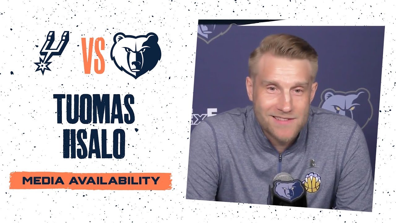 Tuomas Iisalo Press Conference | Grizzlies vs. Spurs