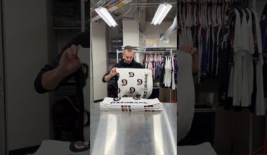 Take a BTS look of how our equipment  staff sets up the locker room in time for a game! #shorts