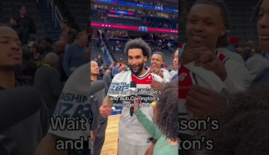 🗣️ MY SON! #interview #nba #wizards #magic