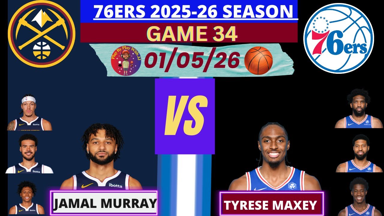 Philadelphia 76ers vs. Denver Nuggets LIVE | Radio-Style Play-by-Play #sixers #nuggets