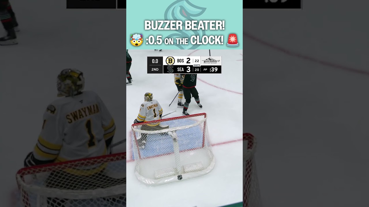 BUZZER BEATER with 0.5 seconds left!