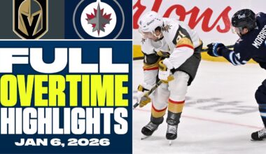 Vegas Golden Knights at Winnipeg Jets | FULL Overtime Highlights - January 6, 2026