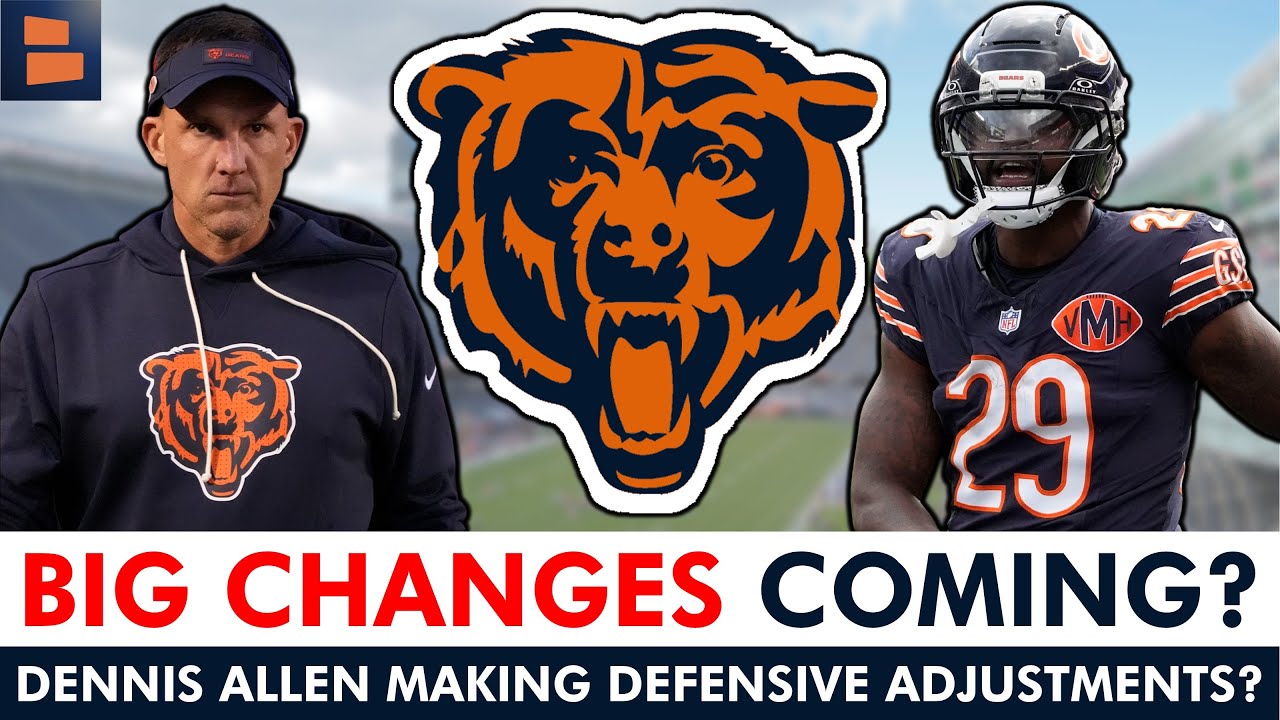 🚨BIG CHANGES COMING? 5 Adjustments Dennis Allen MUST MAKE To Improve The Bears Defense