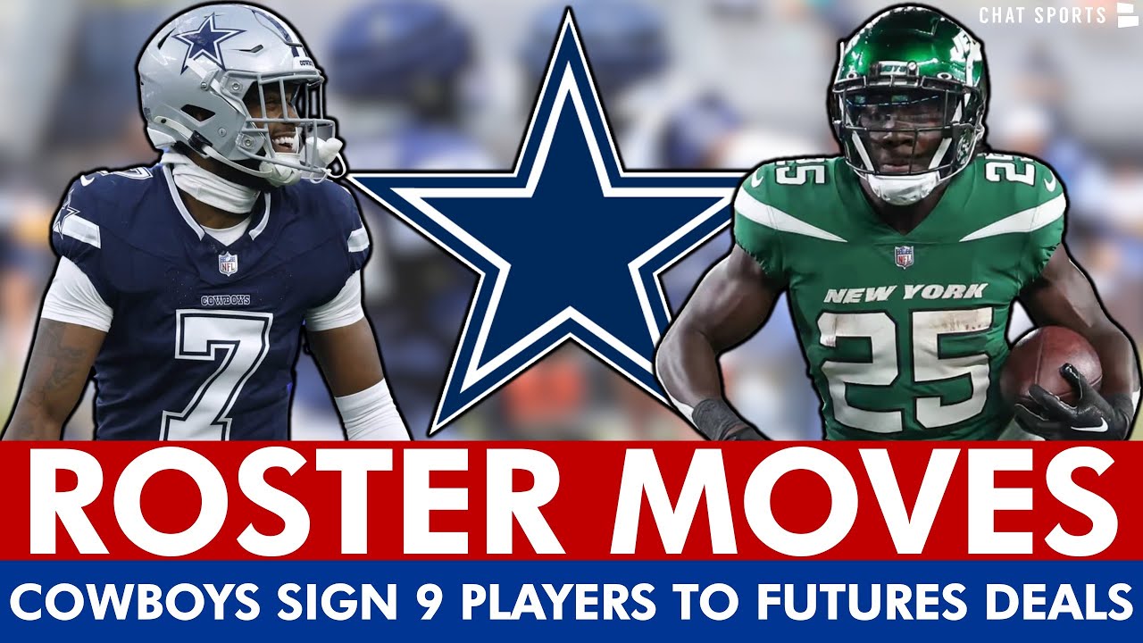 🚨 Cowboys News Alert: 9 Players Signed To Futures Deals Ft. Traeshon Holden & Israel Abanikanda