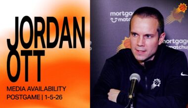 Head Coach Jordan Ott Phoenix Suns Media Availability | 1-5-26