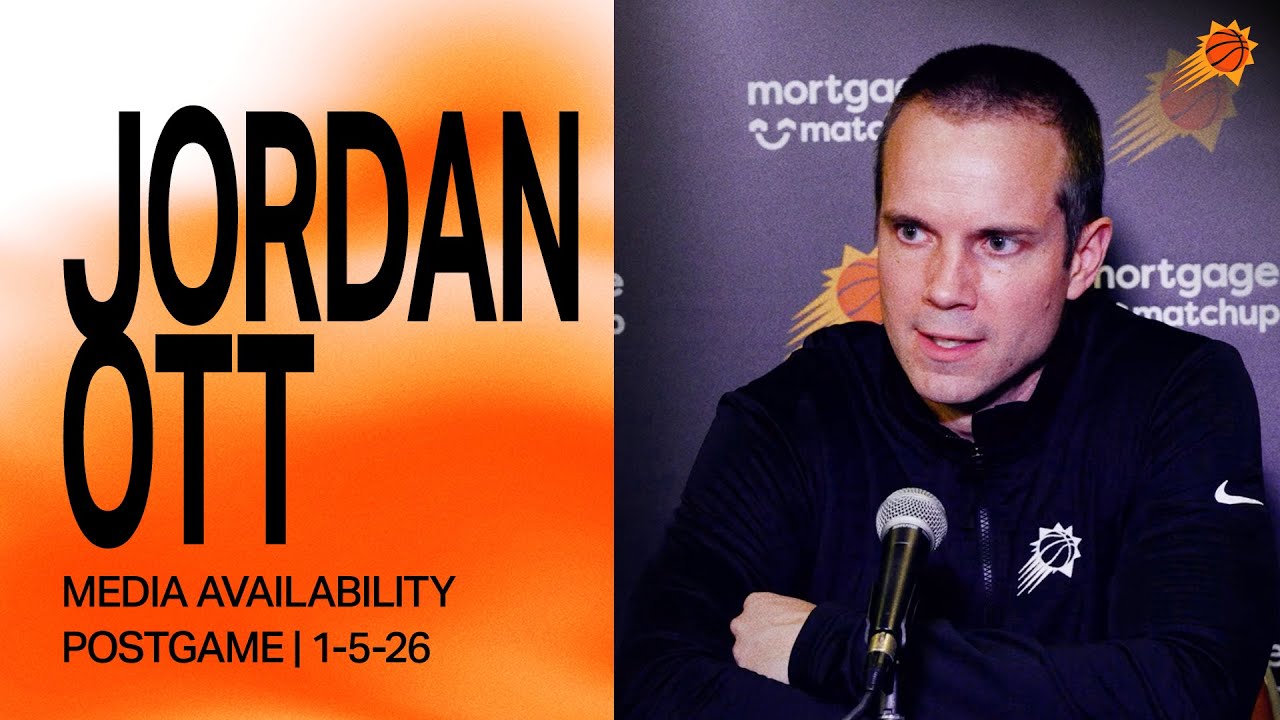 Head Coach Jordan Ott Phoenix Suns Media Availability | 1-5-26
