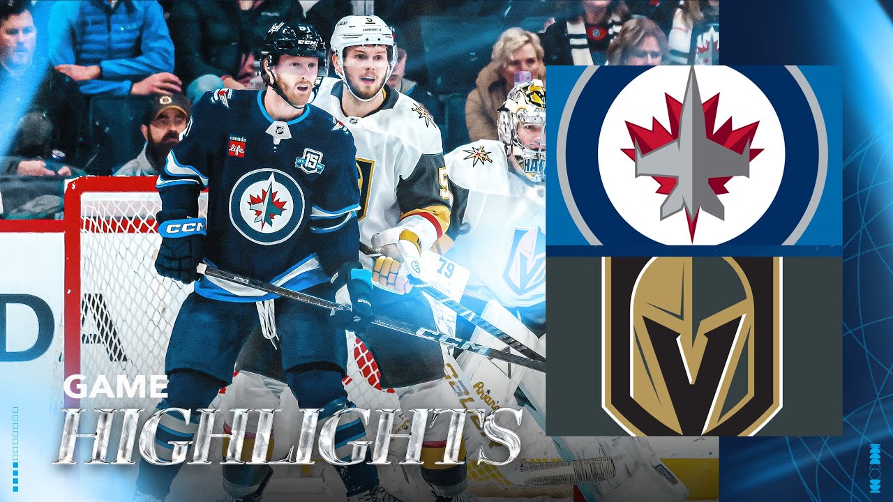 Winnipeg Jets vs. Vegas Golden Knights - Game Highlights