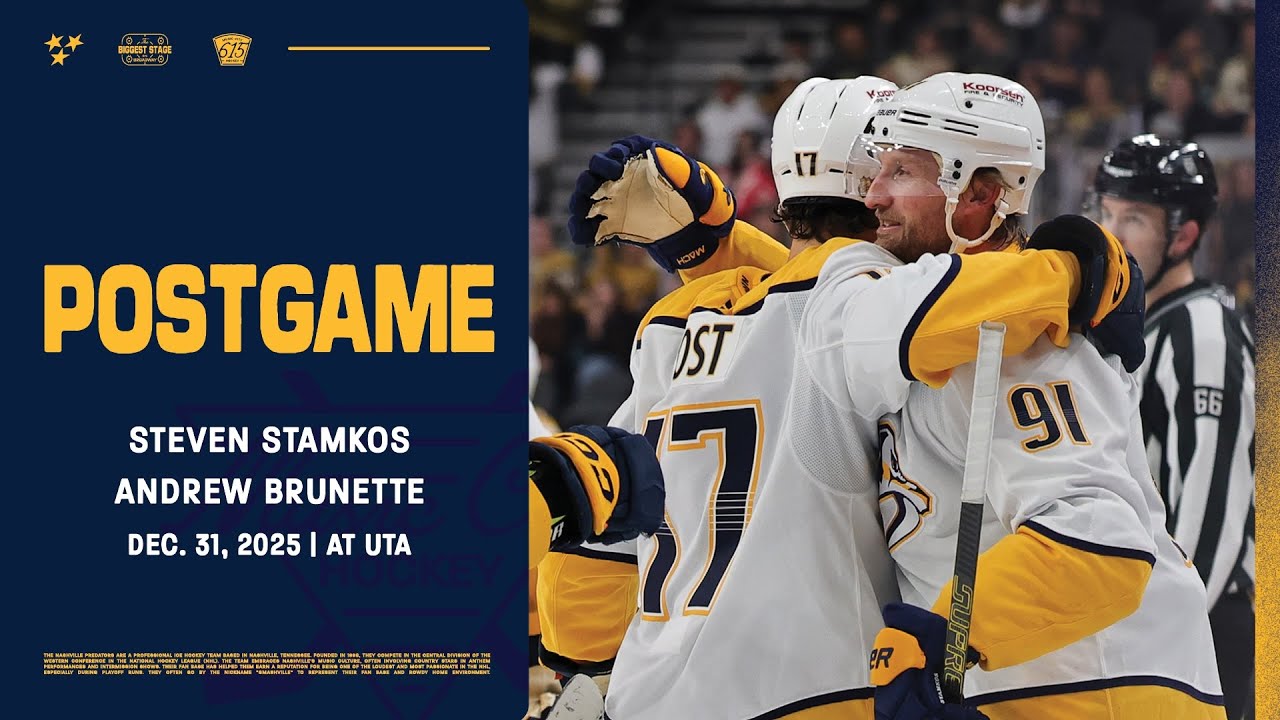 Steven Stamkos & Andrew Brunette - Postgame: Dec. 31, 2025