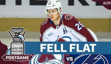 Colorado Avalanche can't overcome adversity against Tampa Bay Lightning | DNVR Avalanche Postgame