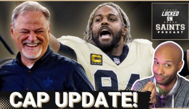 CAP ROOM: New Orleans Saints’ Salary Cap HEALTH Sets Stage For Impactful Free Agency Additions