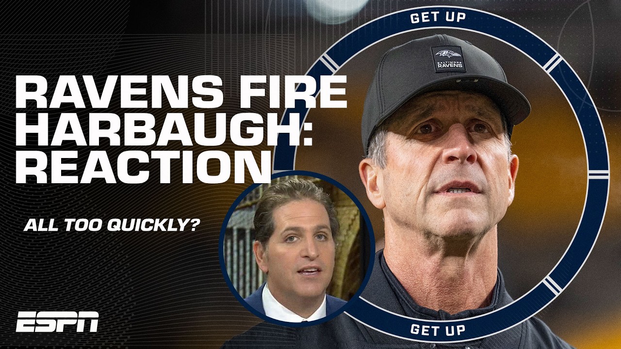 Peter Schrager shares INSIDER DETAILS to the Ravens' firing of John Harbaugh 🚨 | Get Up