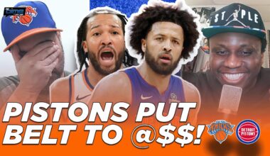 Pistons-Knicks Reaction: DAAAMNNN!! Cade puts Belt To Ass to New York | The Dime With Josh and Kwab