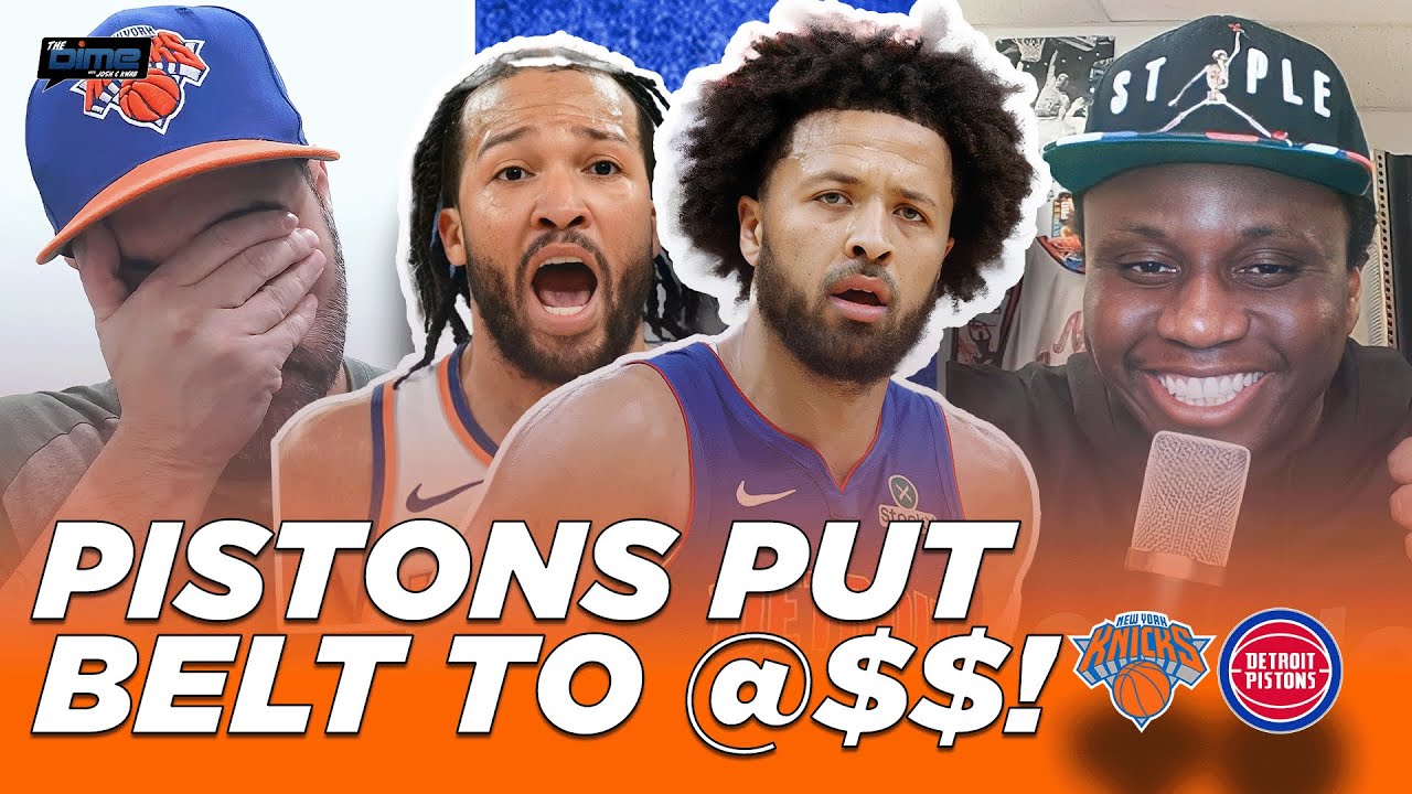 Pistons-Knicks Reaction: DAAAMNNN!! Cade puts Belt To Ass to New York | The Dime With Josh and Kwab