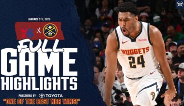 Denver Nuggets SHORT-HANDED UPSET WIN vs. Philadelphia 76ers 🤯