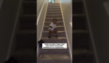 Best way to start your day 🏀 (Via m_atkins_living/IG, manuel_atkins_m3/IG)