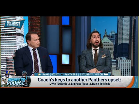 FIRST THINGS FIRST Nick Wright NO ONE BELIEVES Carolina Panthers Can WIN NFL