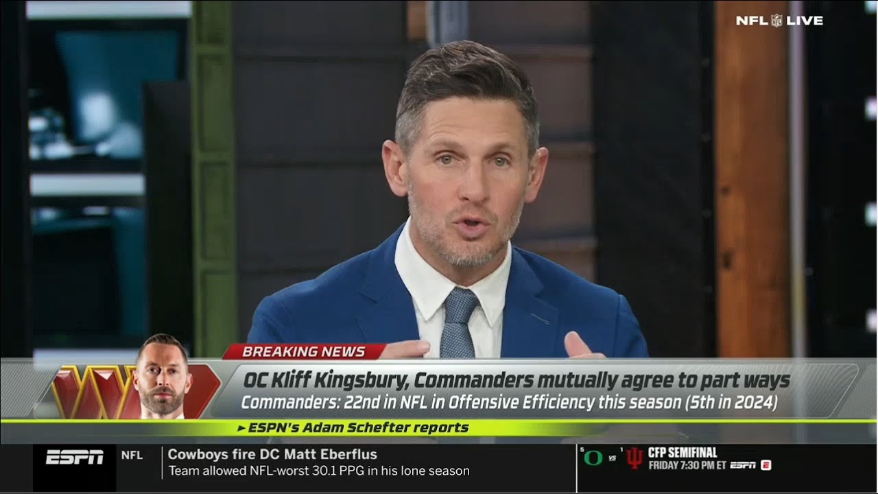 [BREAKING NEWS] Commanders part ways with OC Kliff Kingsbury after disappointing 2025 Season - ESPN