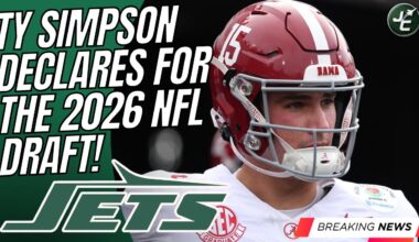 BREAKING: Ty Simpson DECLARES For The 2026 NFL Draft | New York Jets Quarterback Prospect