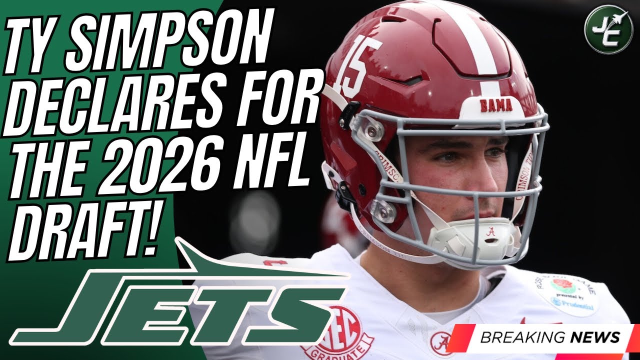 BREAKING: Ty Simpson DECLARES For The 2026 NFL Draft | New York Jets Quarterback Prospect