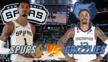 San Antonio Spurs vs Memphis Grizzlies Live Play by Play & Scoreboard