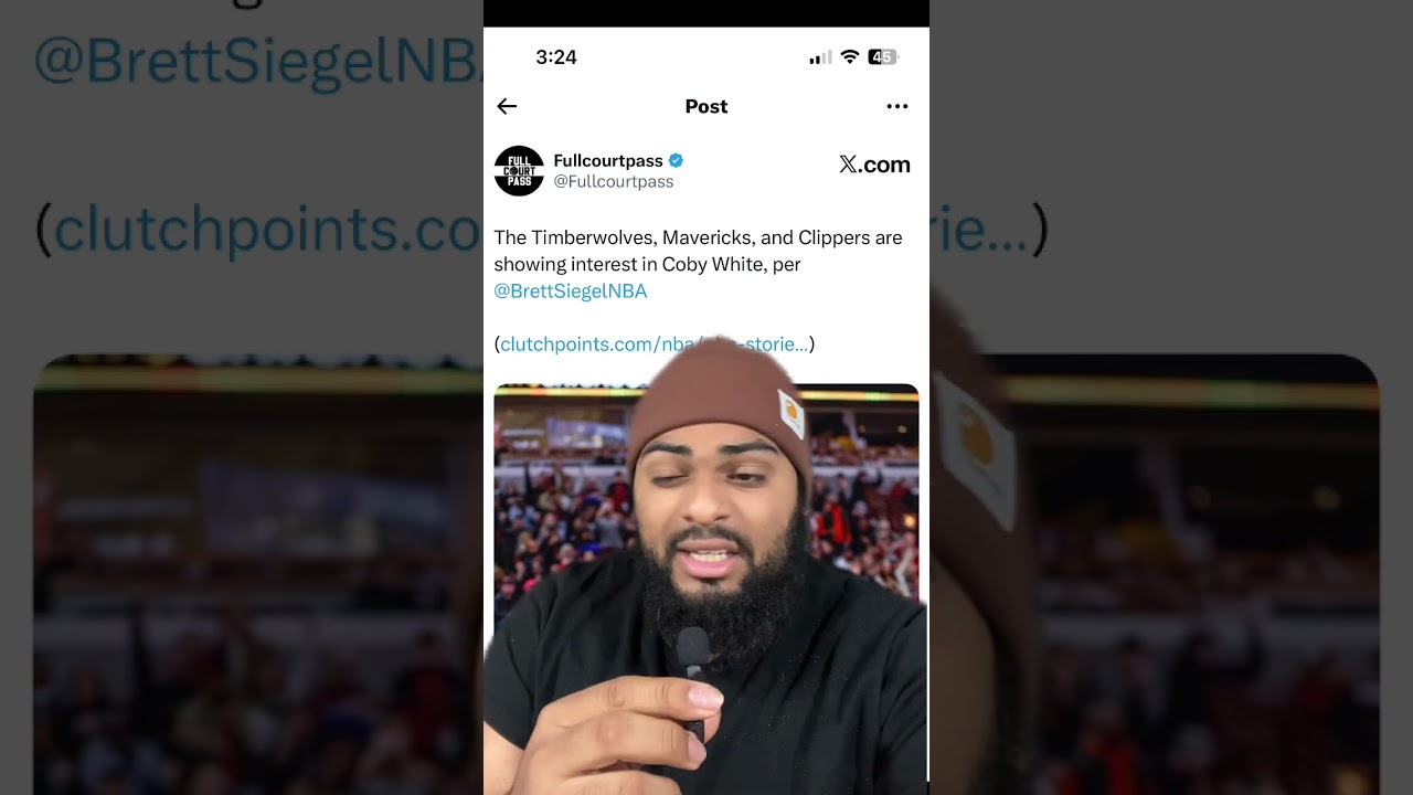 MAJOR NEWS! The Minnesota Timberwolves & clippers are showing interest in Coby white 👀