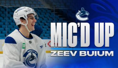 Zeev Buium Mic'd Up | Canucks Practice (Jan 5, 2026)