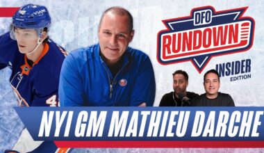 NY Islanders GM Mathieu Darche discusses Schaefer, Horvat, & more | DFO Rundown Insider Edition