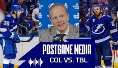 Postgame Media vs COL | Cooper, Hagel, Girgensons