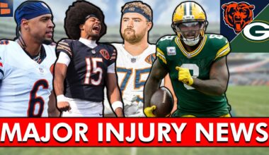 MAJOR Bears & Packers Injury News On Rome Odunze, Kyler Gordon, Ozzy Trapilo, Josh Jacobs & Zach Tom