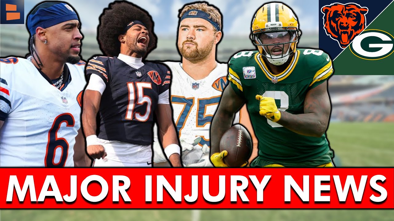 MAJOR Bears & Packers Injury News On Rome Odunze, Kyler Gordon, Ozzy Trapilo, Josh Jacobs & Zach Tom