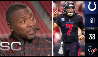 '' C.J. Stroud is HIM!'' - ESPN reacts to Houston Texans beat Riley Leonard & Colts 38-30