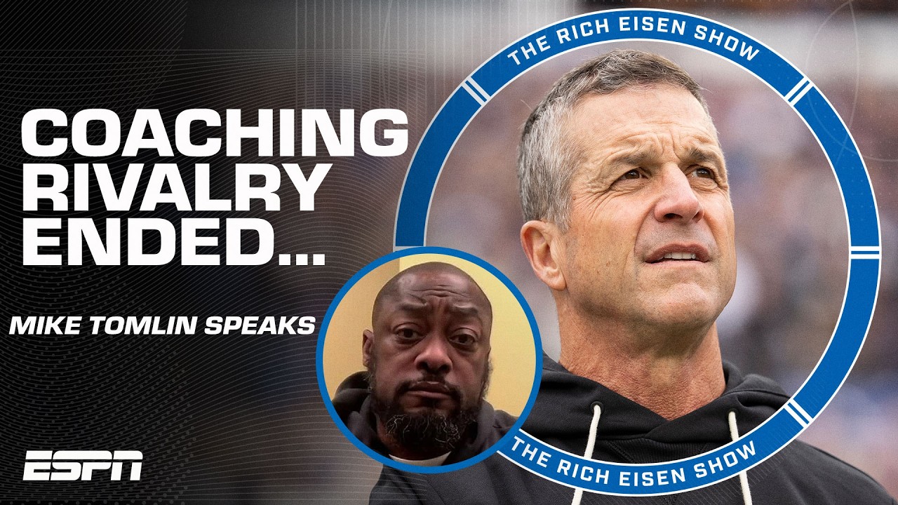 Mike Tomlin reacts to John Harbaugh's firing 🗣️ 'Example of today's culture' | The Rich Eisen Show