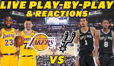 Los Angeles Lakers vs San Antonio Spurs | Live Play-By-Play & Reactions