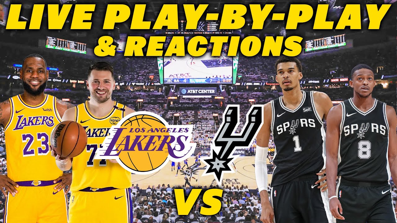 Los Angeles Lakers vs San Antonio Spurs | Live Play-By-Play & Reactions