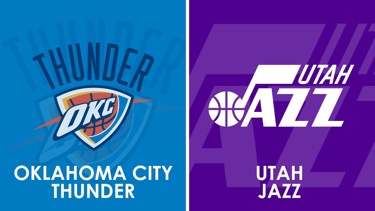 Oklahoma City Thunder vs Utah Jazz NBA Live Scoreboard