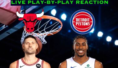 Chicago Bulls vs Detroit Pistons NBA Play-By-Play Reaction 1/7/26 LIVE