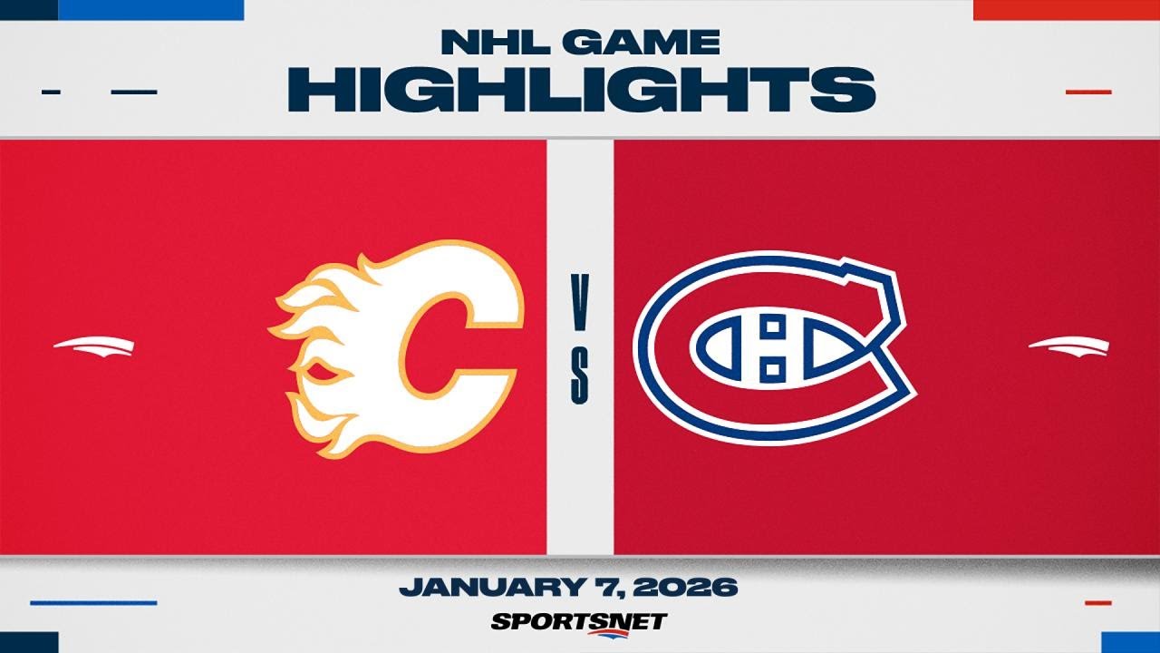 NHL Highlights | Flames vs. Canadiens - January 7, 2026