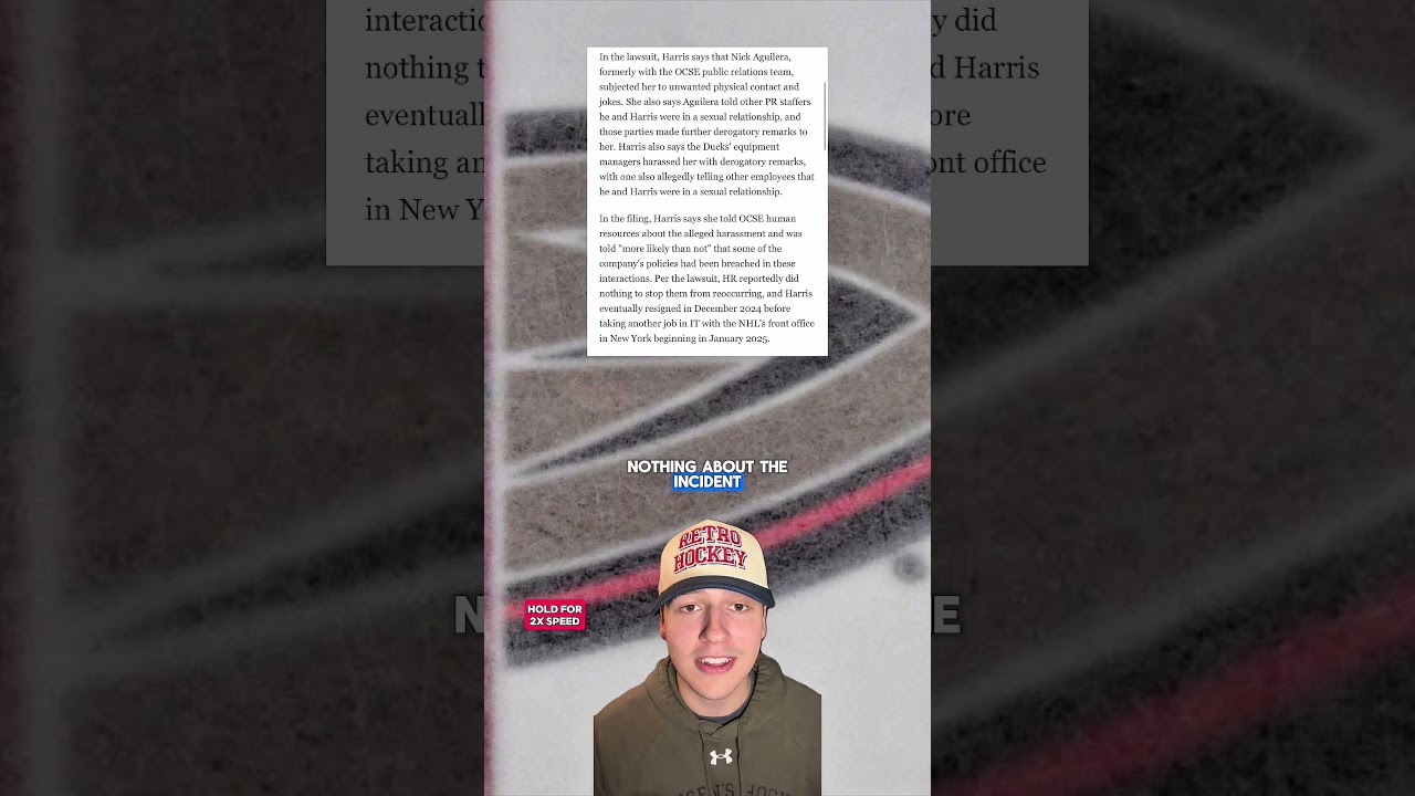 The Anaheim Ducks and the NHL Have Been Named in a Lawsuit by a Former Employee