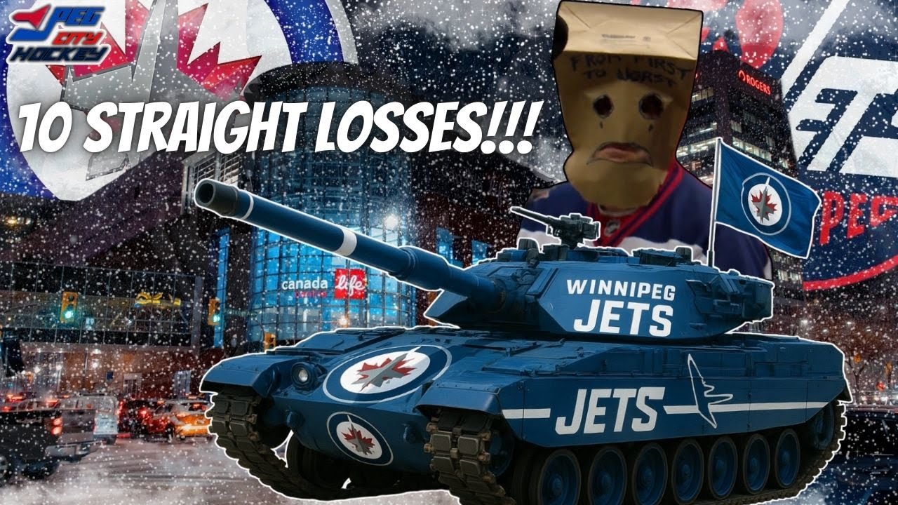 The Winnipeg Jets Have Lost 10 Straight... Tie Franchise Record For Longest Losing Streak