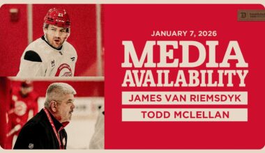 James van Riemsdyk, Todd McLellan Practice Media | JAN 7, 2026