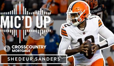 Shedeur Sanders Mic'd Up: Browns Late Game Drive! Walk off Win vs Bengals Week 18!