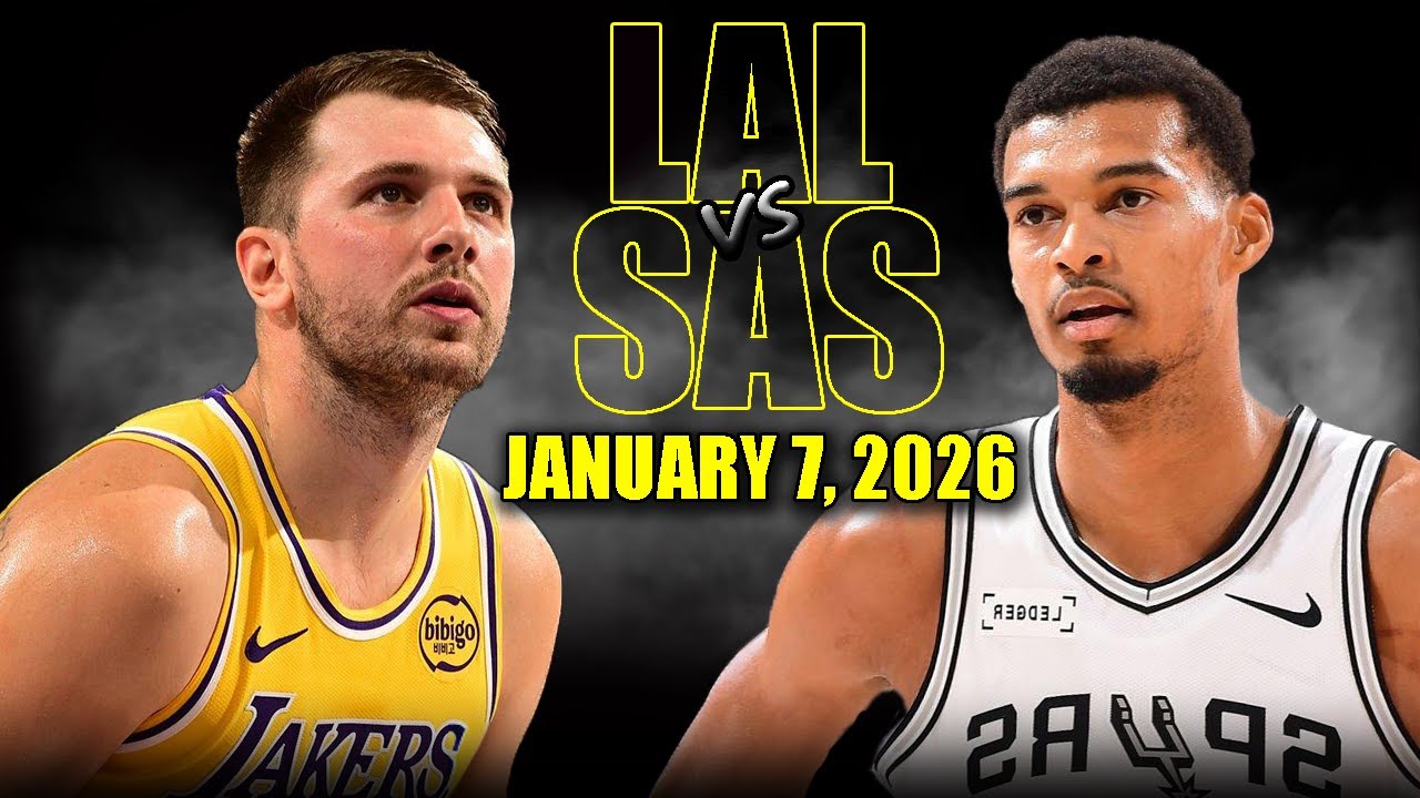 Los Angeles Lakers vs San Antonio Spurs Full Game Highlights – January 7, 2026 | NBA Season