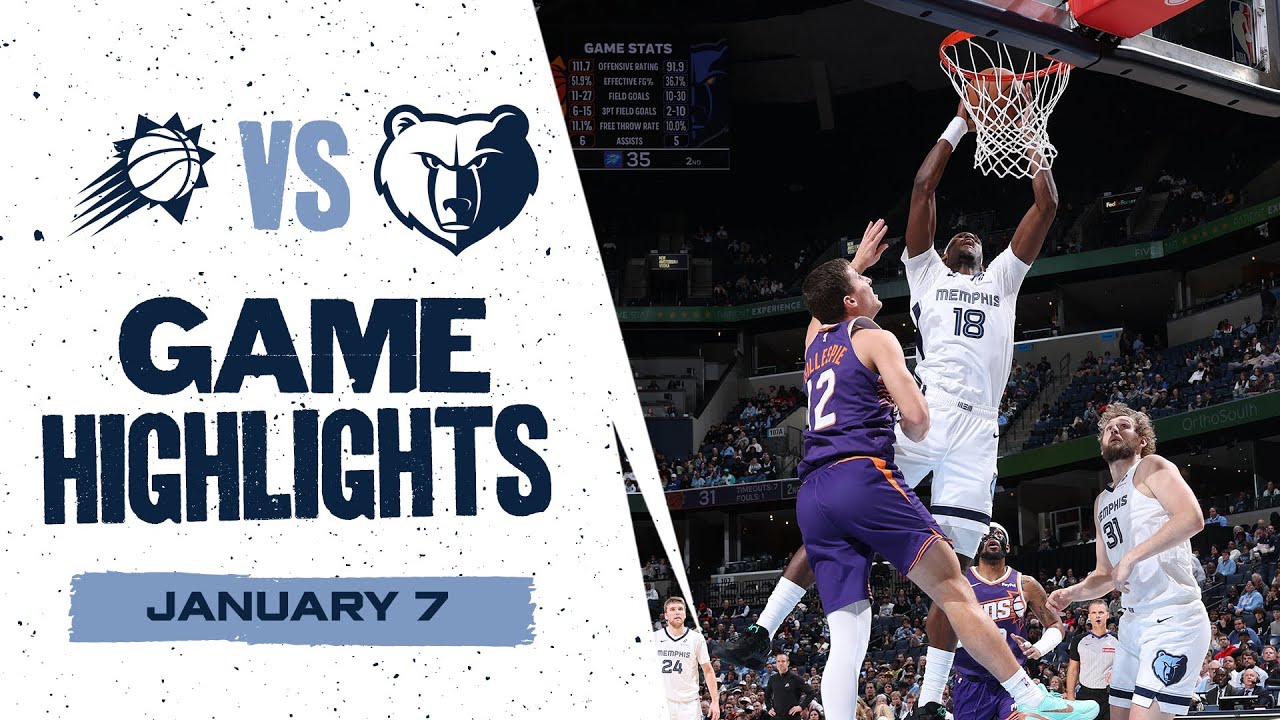 Memphis Grizzlies Highlights vs. Phoenix Suns